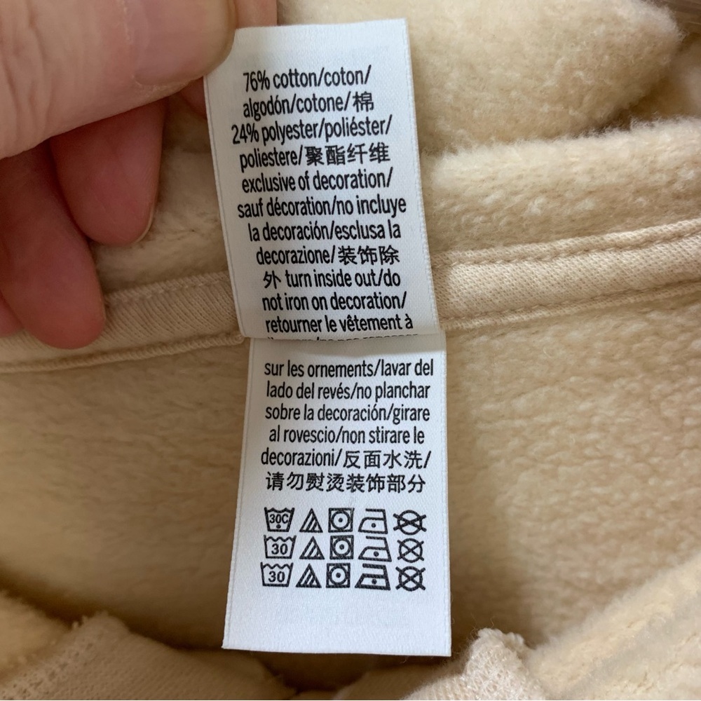 Victoria's Secret Pink Zip Up With Design Tan Hoodie - Picture 6 of 9
